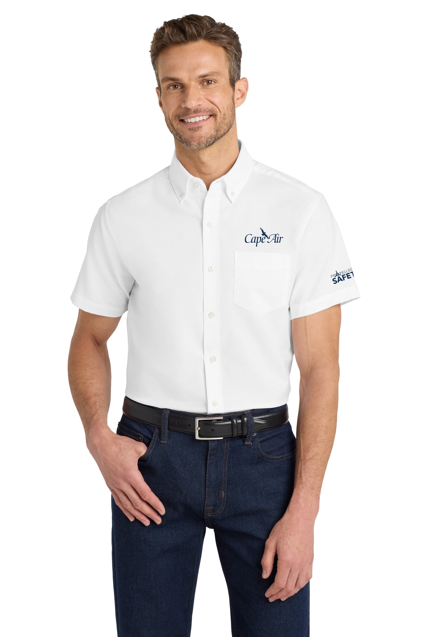 Men's Short Sleeve Oxford