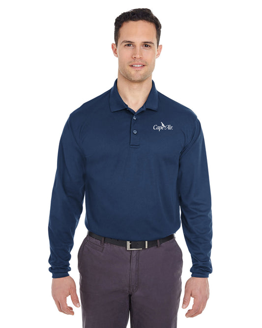 Men's Long Sleeve Performance Polo