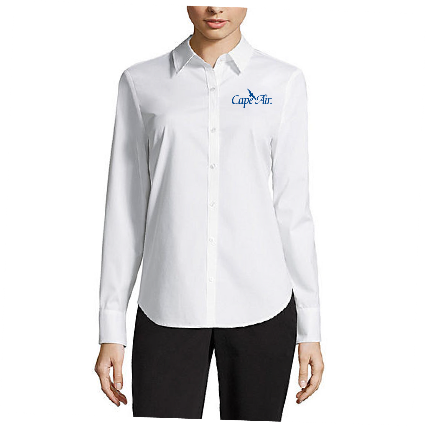 Ladies' Long-Sleeve Oxford